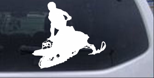 Snowmobile Trick Decal Sports car-window-decals-stickers