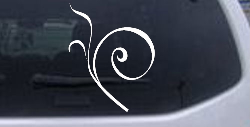 Curly Swirl Wall Decal Swirls car-window-decals-stickers