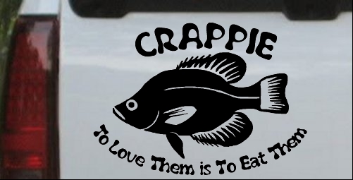 Crappie Fishing Decal