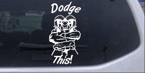 Dodge This Man Decal Off Road car-window-decals-stickers
