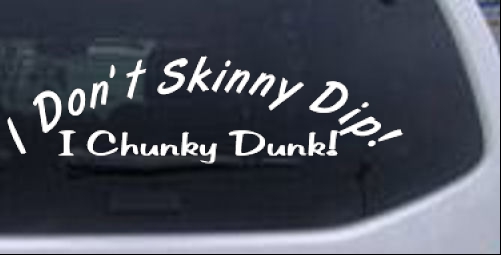 I Dont Skinny Dip Decal Funny car-window-decals-stickers