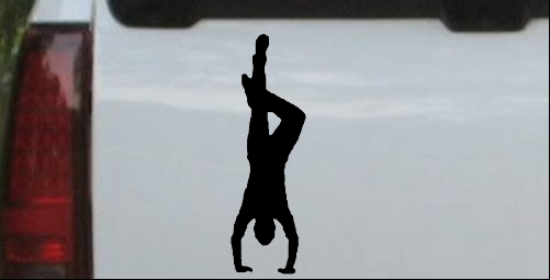 Dancer Hand Stand Decal