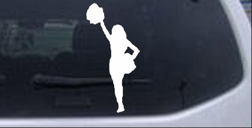 Cheerleader Decal Sports car-window-decals-stickers