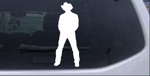 Cowboy Decal Western car-window-decals-stickers
