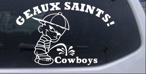GEAUX SAINTS! Special Orders car-window-decals-stickers