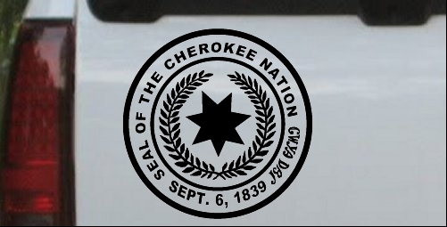 Seal of the Cherokee Nation Decal