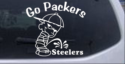 Go Packers Decal Pee Ons car-window-decals-stickers