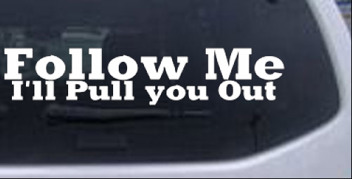 Follow Me Off Road Decal Off Road car-window-decals-stickers