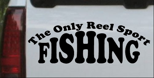 The Only Reel Sport Fishing Decal