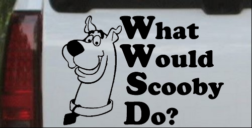 What Would Scooby Do Decal