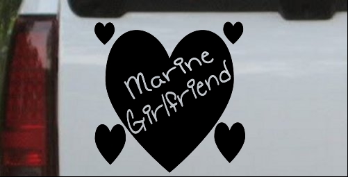 Marine Girlfriend Decal
