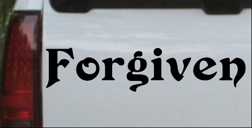 Forgiven Christian Decal