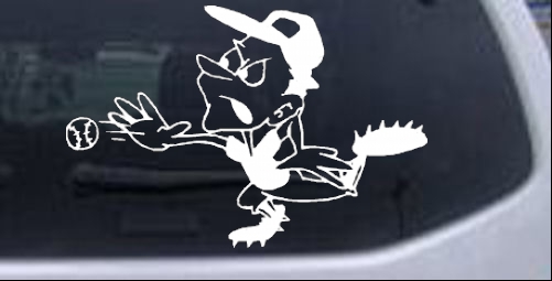 Fast Ball Baseball Decal Sports car-window-decals-stickers