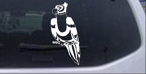 Parakeet Decal Animals car-window-decals-stickers