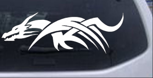 Tribal Dragon Decal Tribal car-window-decals-stickers