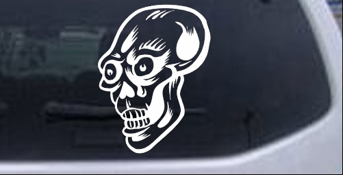 Big Eyed Skull Decal Skulls car-window-decals-stickers