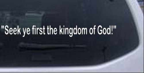 Kingdom of God Decal Christian car-window-decals-stickers