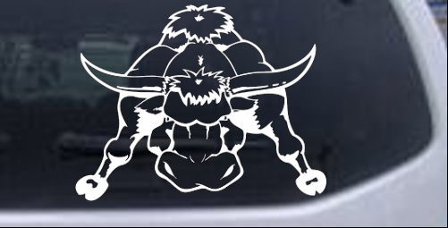 Mean Bad Bull Decal Western car-window-decals-stickers