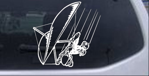 Para Sailing Gliding Decal  Sports car-window-decals-stickers