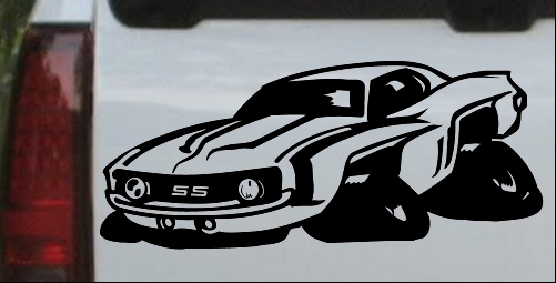Chevy Camaro SS Muscle Decal