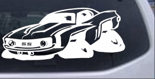 Chevy Camaro SS Muscle Decal Garage Decals car-window-decals-stickers