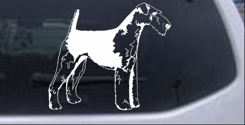 Airedale Terrier Decal Animals car-window-decals-stickers
