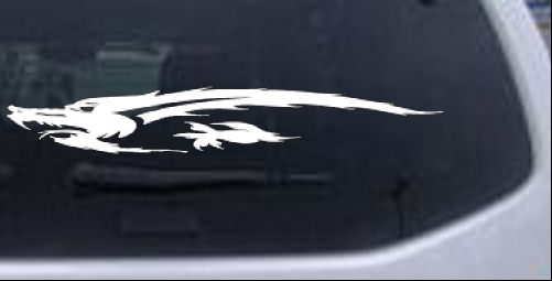 Flying Asian Dragon Decal Enchantments car-window-decals-stickers