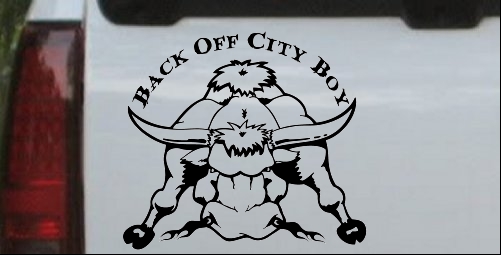 Back Off City Boy Bull