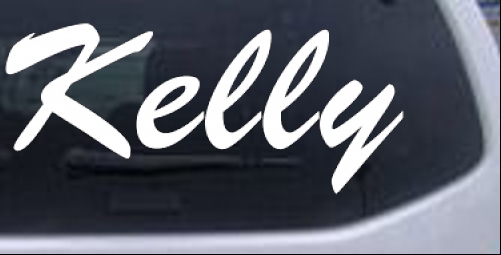 Kelly Names car-window-decals-stickers