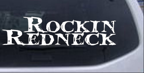 Rockin Redneck Country car-window-decals-stickers