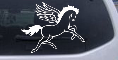 Pegasus Horse Enchantments car-window-decals-stickers