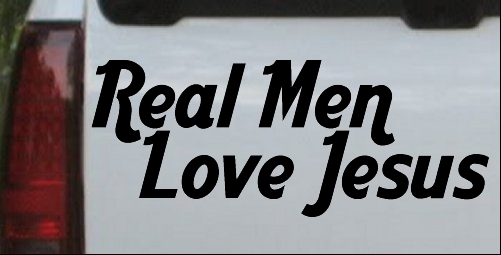 Real Men Love Jesus Text Only