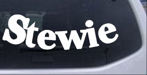 Stewie Names car-window-decals-stickers