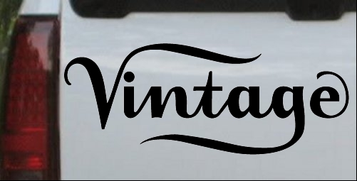 Vintage Store Sign Decal