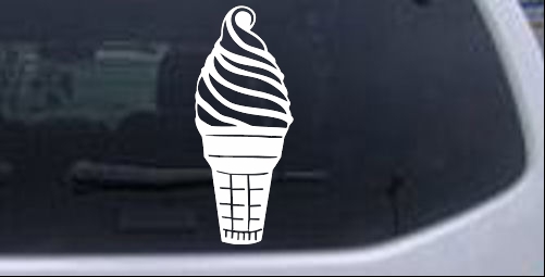 Ice Cream Cone Business car-window-decals-stickers