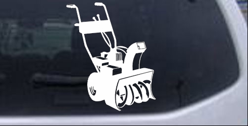Snow Blower Business car-window-decals-stickers