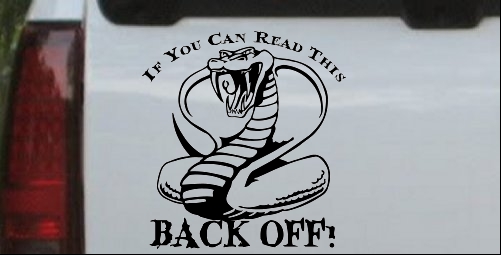 If You Can Read This Back Off Cobra