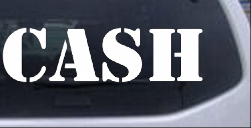 Cash Business car-window-decals-stickers