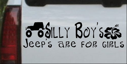 Silly Boys Jeeps are for Girls