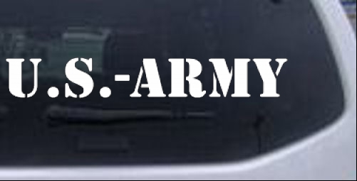 US Army Military car-window-decals-stickers