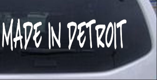 Made In Detroit Caps Off Road car-window-decals-stickers