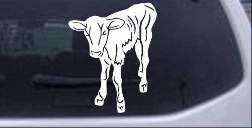 Baby Calf Animals car-window-decals-stickers