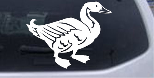 Solid Duck Animals car-window-decals-stickers