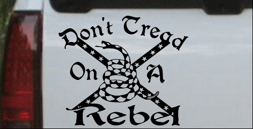 Gadsden Dont Tread On a Rebel Flag