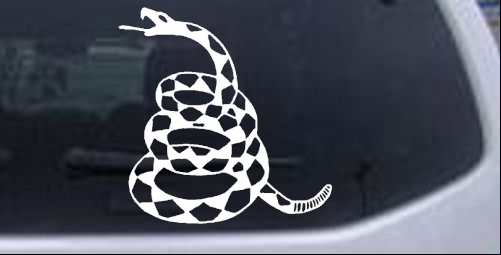 Gadsden Rattle Snake Only Animals car-window-decals-stickers