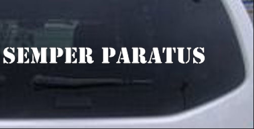 SEMPER PARATUS Military car-window-decals-stickers