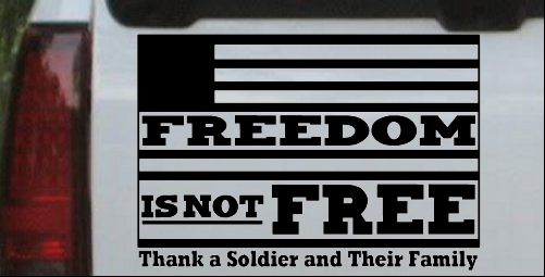 Freedom is NOT Free