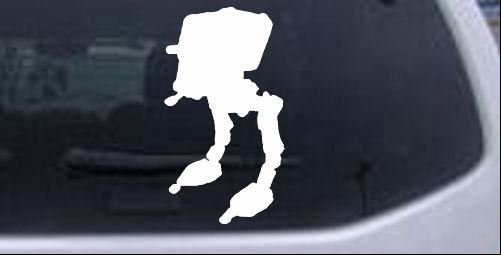 Star Wars Walker AT-ST Sci Fi car-window-decals-stickers