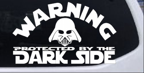 darth vader window decal