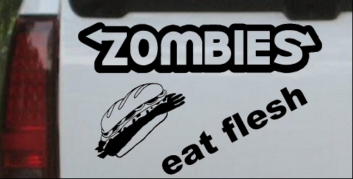 Funny Zombies Eat Flesh